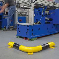 Eckschutzbalken WACHTWERK X® aus Stahl - Stärke S Ø 76 mm