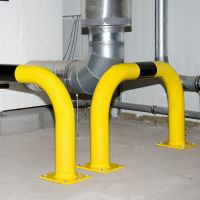 Rammschutzbügel WACHTWERK X® aus Stahl - Stärke XXL Ø 273 mm