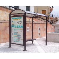 Wartehalle ProCity mit Schaukasten