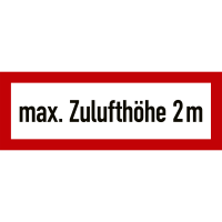 Brandschutzschild mit Text nach ihren Angaben