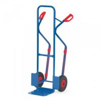 Stahlrohrkarre mit kleiner Schaufel und auswechselbaren Gleitkufen - Tragkraft 300 kg