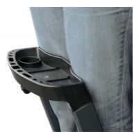 Stufen-Stehleiter MONTO SePro S, eloxiert