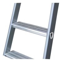 Stufen-Stehleiter MONTO SePro S, eloxiert
