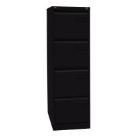 Hängeregistraturschrank Bisley light - mit Griffleiste, einbahnig, 4 HR-Schubladen