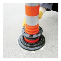 Flexipfosten mit Fuß zum Aufkleben