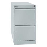 Hängeregistraturschrank Bisley - einbahnig, 2 HR-Schubladen
