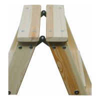 Stufen-Doppelleiter STABILO aus Holz
