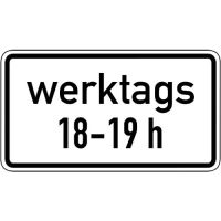 Zusatzzeichen VZ 1042-31 Zeitliche Beschränkung werktags Zusatzzeichen 1042-31