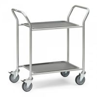 Servierwagen mit 2 abnehmbaren Tabletts - Tragkraft 60 kg