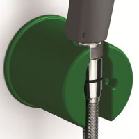 Augendusche mit zwei abgewinkelten Brauseköpfen (Wand-/Tischmontage)