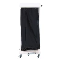 Fahrbahrer Abfallsackhalter SAEKKO BOY mit Deckel und Fußpedal - 40 / 60 Liter
