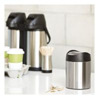 Tischabfalleimer TABLE TOP BIN - Tischmülleimer Edelstahl - Inhalt 1,5 Liter