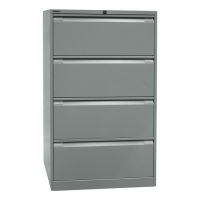 Hängeregistraturschrank Bisley - doppelbahnig, 4 HR-Schubladen