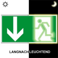 Rettungsweg / Notausgang nach ASR A 1.3, BGV A8, DIN 67510, ISO 6309