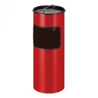 Feuerfester Ascher-Papierkorb mit Sieb, rund - Inhalt 30 / 50 / 110 Liter