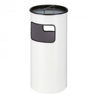 Feuerfester Ascher-Papierkorb mit Sieb, rund - Inhalt 30 / 50 / 110 Liter