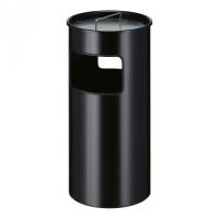 Feuerfester Ascher-Papierkorb mit Sieb, rund - Inhalt 30 / 50 / 110 Liter