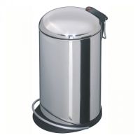 Design Tritt-Mülleimer TRENTO TOPdesign mit Kunststoffeinsatz, Hailo - Inhalt 16 Liter