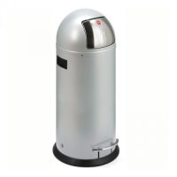 Tritt-Mülleimer KICKMAXX mit Druckdeckel, Hailo - Inhalt 50 Liter
