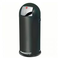 Tritt-Mülleimer KICKMAXX mit Druckdeckel, Hailo - Inhalt 50 Liter