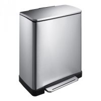Tritt-Mülleimer E-CUBE mit Carbonfiltersystem, EKO - Inhalt 40 / 50 Liter