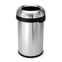 Runder Abfallbehälter OPEN TOP, Simplehuman - Inhalt 60 / 80 Liter