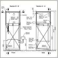 Tank Notdusche - 1200 Liter