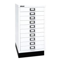 Schubladenschrank Bisley MultiDrawer - 29er Serie DIN A3, 10 Schubladen