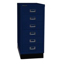 Schubladenschrank Bisley MultiDrawer - 29er Serie DIN A4, 6 Schubladen