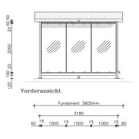 Wartehalle Modell Berlin, B 303