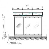 Automaten-Überdachung Modell Zürich, Z 303