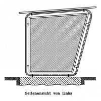 Überdachung Modell Siegen, S 12 (einseitig) - Baukastensystem