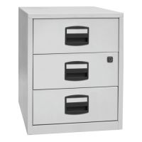 Beistellschrank PFA mit Rollen, 3 Universalschubladen