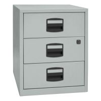 Beistellschrank PFA mit Rollen, 3 Universalschubladen