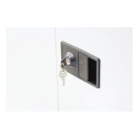 Flügeltürenschrank Bisley UNIVERSAL - 3 Fachböden, Garderobeneinsatz