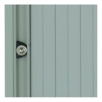 Rollladenschrank Bisley EURO - 4 Fachböden für 5 Ordnerhöhen, Breite 800 mm