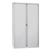Rollladenschrank Bisley EURO - 4 Fachböden für 5 Ordnerhöhen, Breite 1200 mm