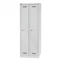 Garderobenschrank Bisley MonoBloc - 2 Abteile, je 1 Fach