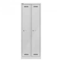 Garderobenschrank Bisley MonoBloc - 2 Abteile, je 1 Fach