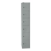 Garderobenschrank Bisley Office - 1 Abteil, 6 Fächer
