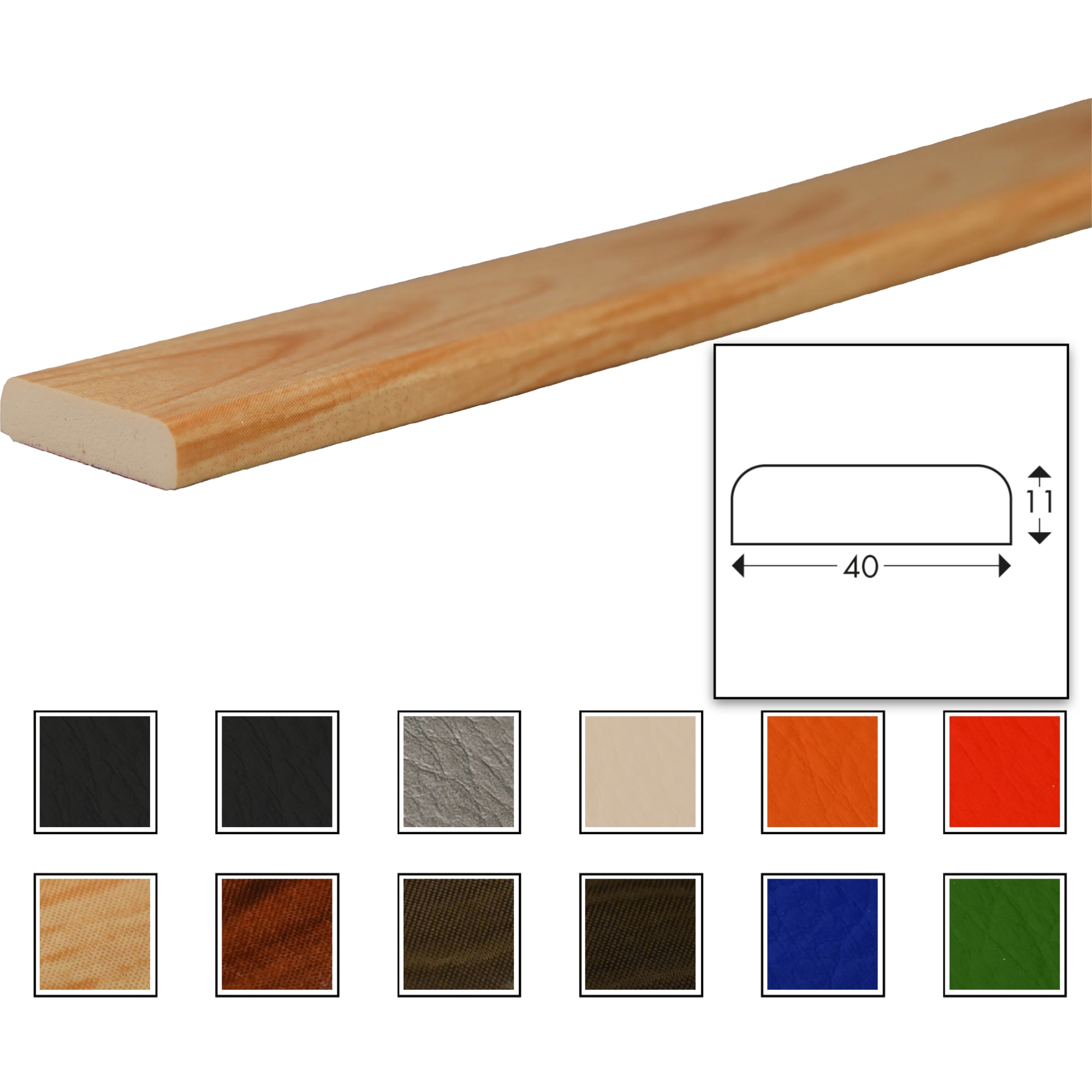 Flächenschutzprofil Knuffi-DesignLine® Typ F selbstklebend