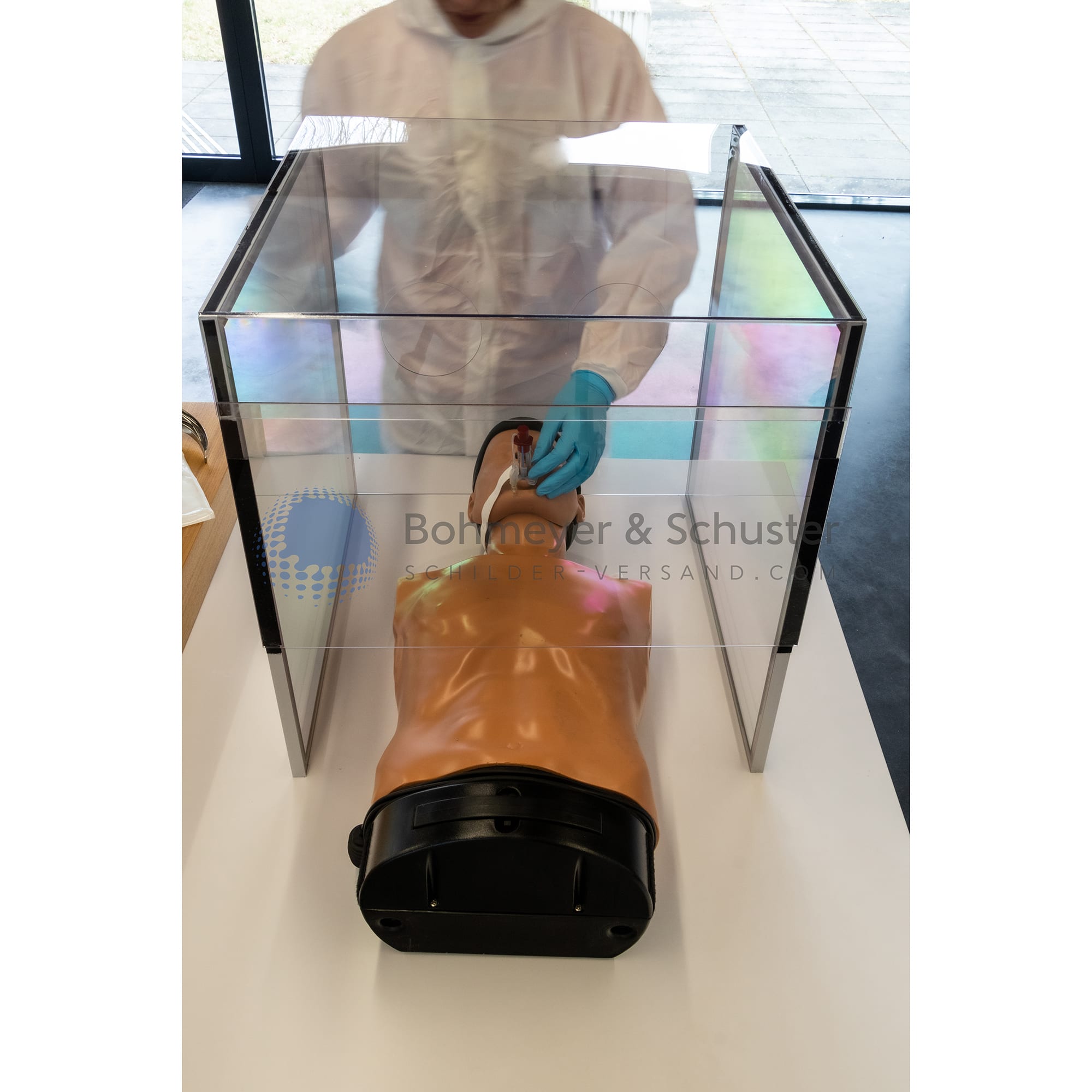 MOEDEL Healthy and Safety Head-Box aus PETG - transparent