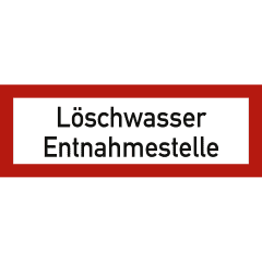 Löschwasser Entnahmestelle nach DIN 4066