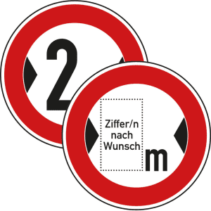 VZ 264 VZ 264 - Verkehrsschild Tatsächliche Breite