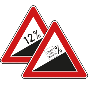 VZ 110 VZ 110 - Verkehrsschild Steigung