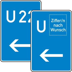 VZ 460-11 VZ 460-11 Bedarfsumleitung Schild gemäß StVO