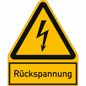 Kombischild Rückspannung