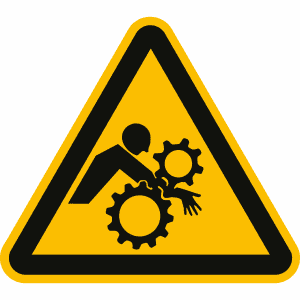 Warnung vor ungewolltem Einzug (BGV A8 W 40)