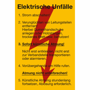 Elektrische Unfälle