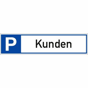 Parkplatzreservierer Kunden Kundenparkplatz-Schild